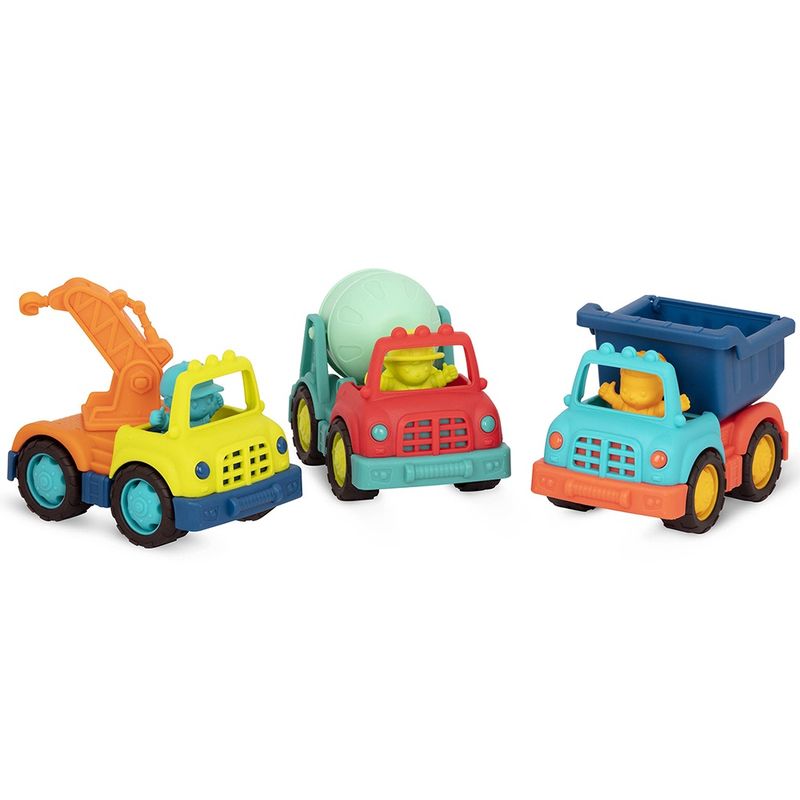 B. Toys - Happy Cruisers 3 little truck set