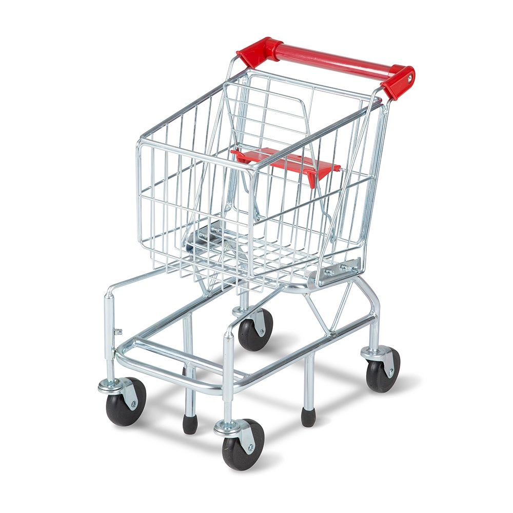 Melissa &amp; Doug - Metal Grocery Shopping Cart