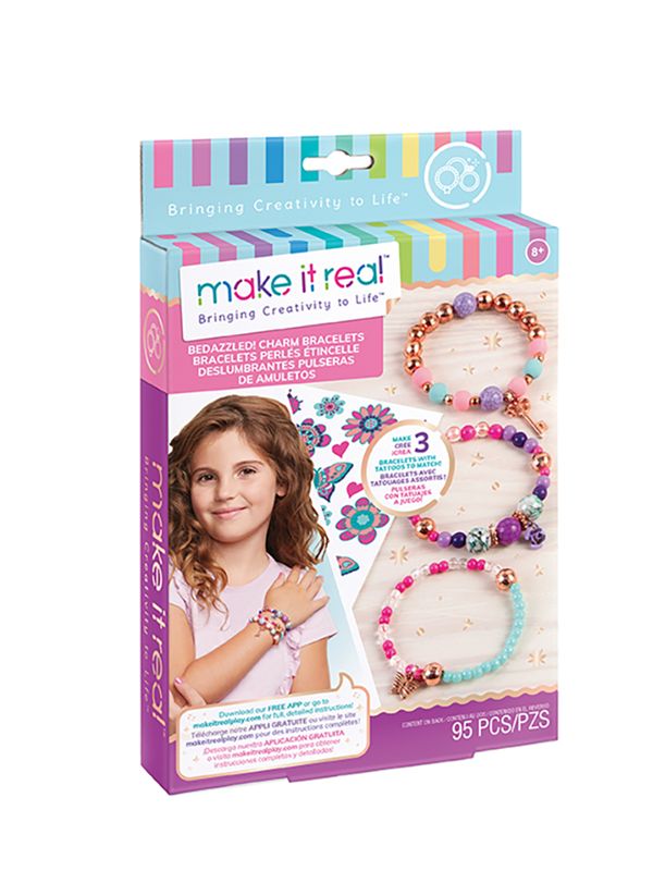 Make It Real - Bedazzled Charm Bracelets