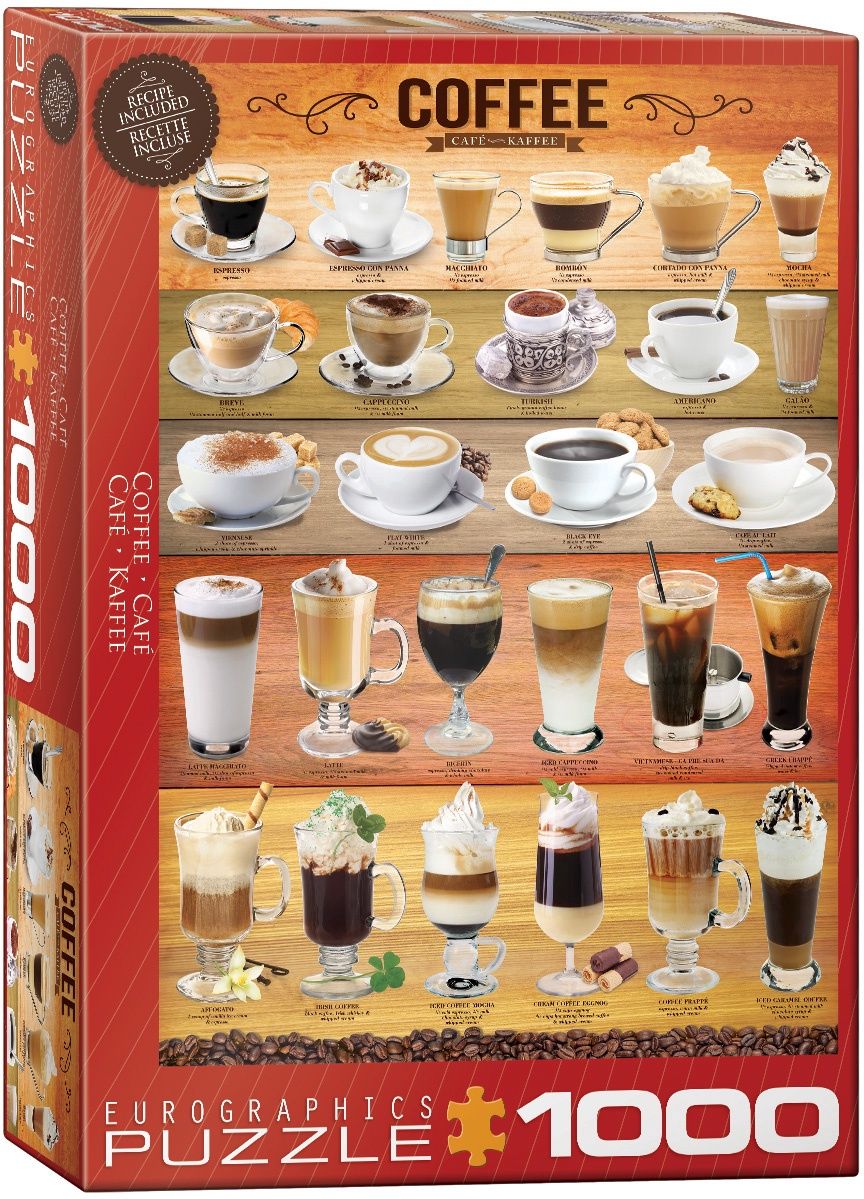 Eurographics 1000 Piece Puzzle - Coffee