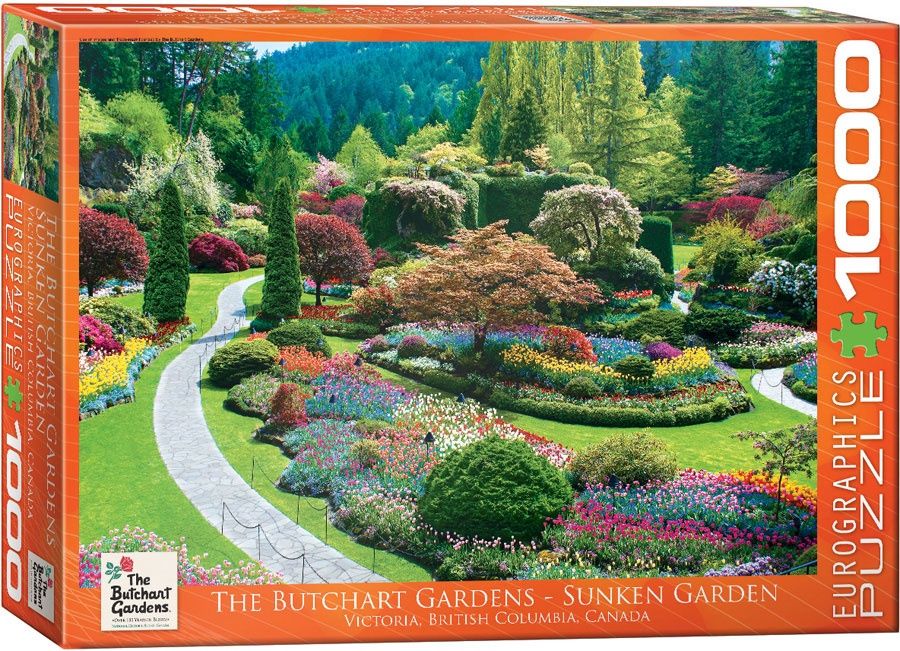 Eurographics 1000 Piece Puzzle - Butchart Gardens: Sunken Garden