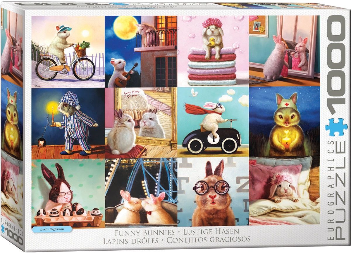 Eurographics 1000 Piece Puzzle - Funny Bunnies