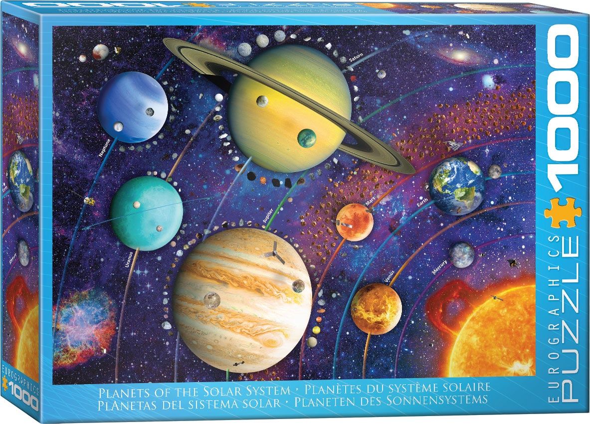 Eurographics 1000 Piece Puzzle - Planets of the Solar System