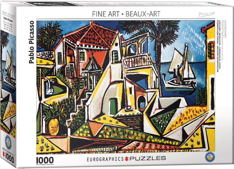Eurographics 1000 Piece Puzzle - Mediterranean Landscape