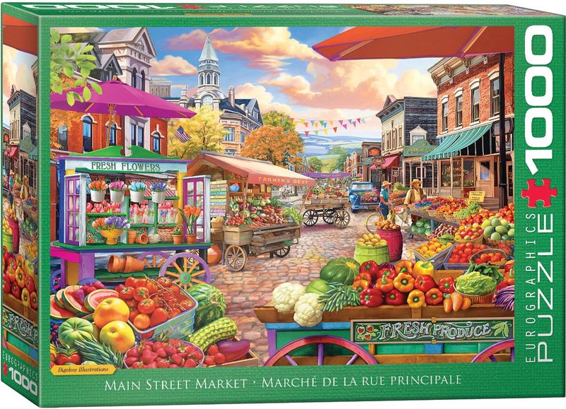 Eurographics 1000 Piece Puzzle - Main Street Market