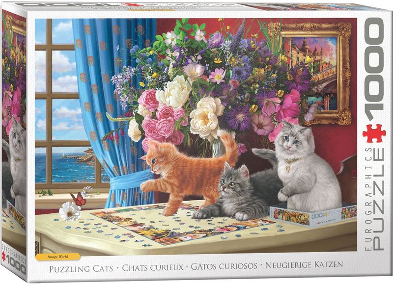 Eurographics 1000 Piece Puzzle - Puzzling Cats