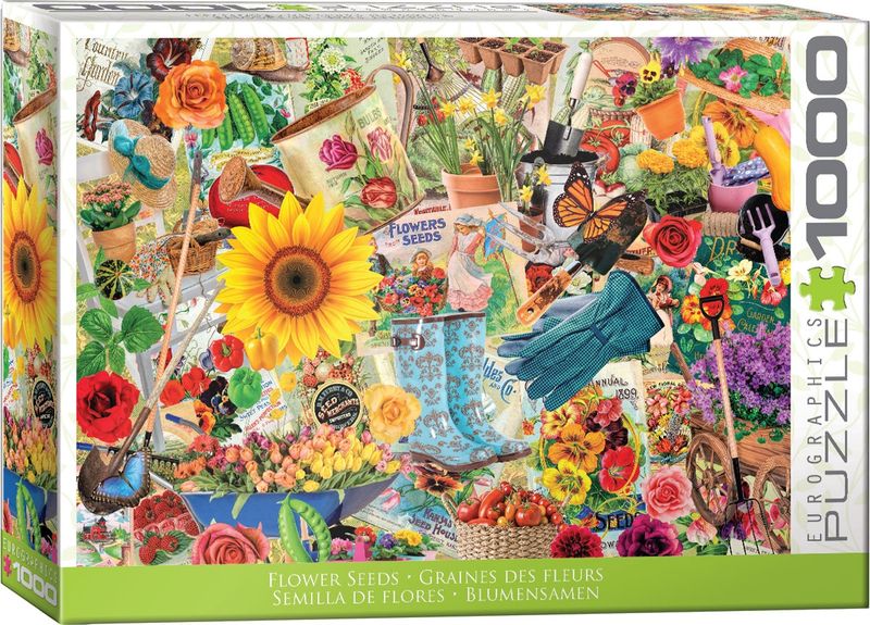 Eurographics 1000 Piece Puzzle - Flower Seeds