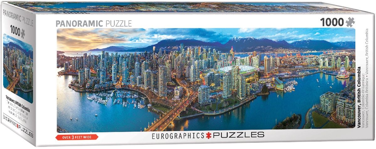 Eurographics 1000 Piece Panoramic Puzzle - Vancouver, BC
