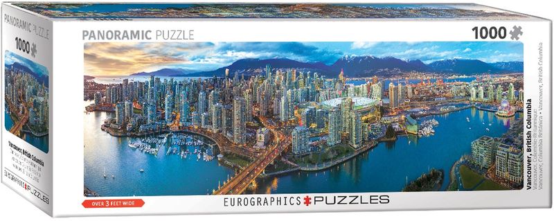 Eurographics 1000 Piece Panoramic Puzzle - Vancouver, BC