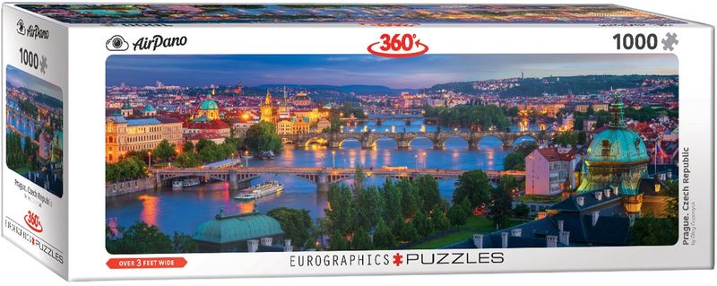 Eurographics 1000 Piece Panoramic Puzzle - Prague, Czech Republic