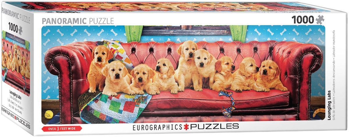 Eurographics 1000 Piece Panoramic Puzzle - Lounging Labs