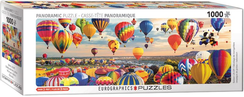 Eurographics 1000 Piece Panoramic Puzzle - Balloon Lift Off