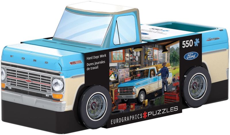 Eurographics 550 Piece Puzzle - Ford Pickup Truck Tin