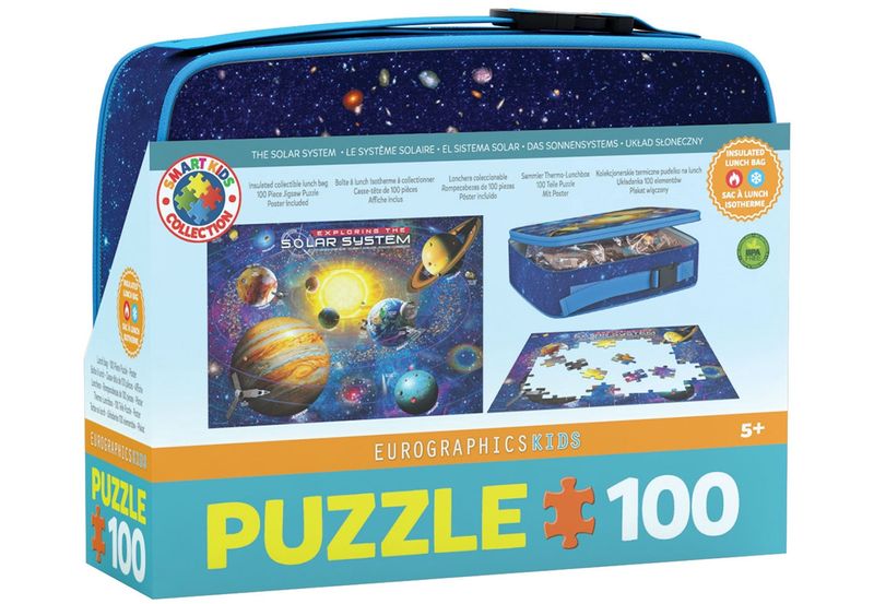 Eurographics 100 Piece Puzzle &amp; Lunch Bag - The Solar System