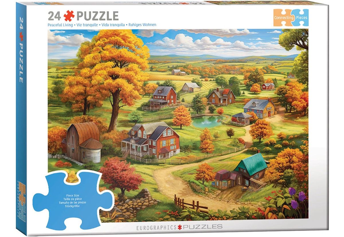 Eurographics 24 Piece Puzzle - Peaceful Living