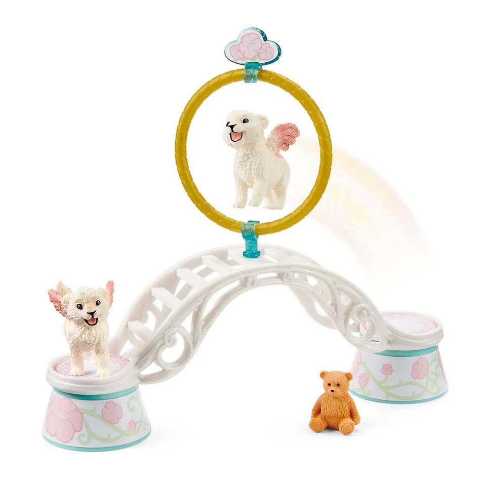 Schleich - Winged Baby Lion Training