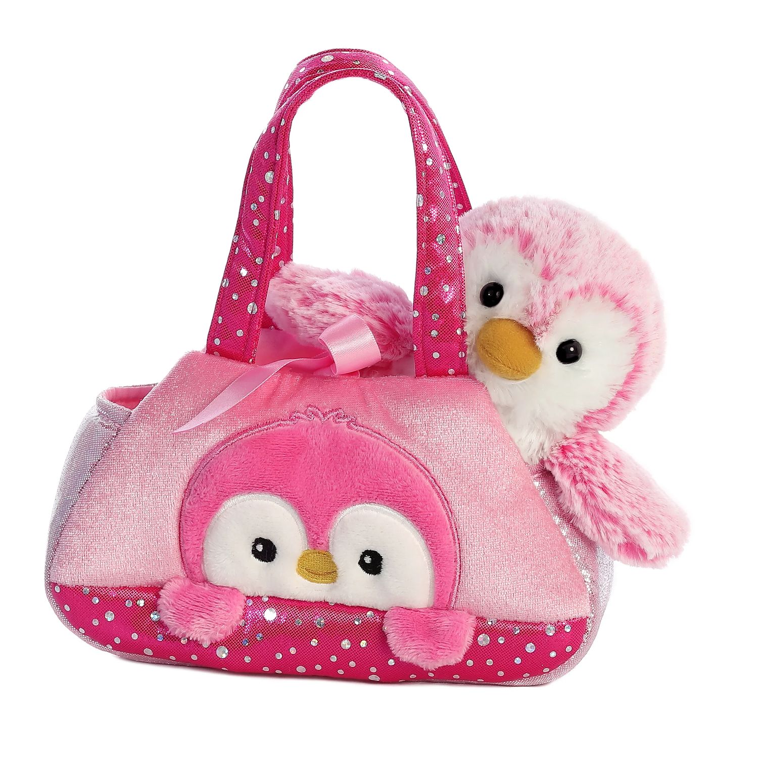 Aurora Fancy Pals - 7&quot; Peek-A-Boo PomPom Penguin