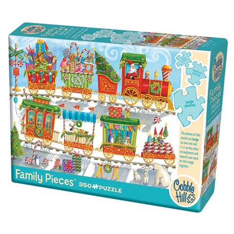 Cobble Hill 350 Piece Family Puzzle - Christmas Train