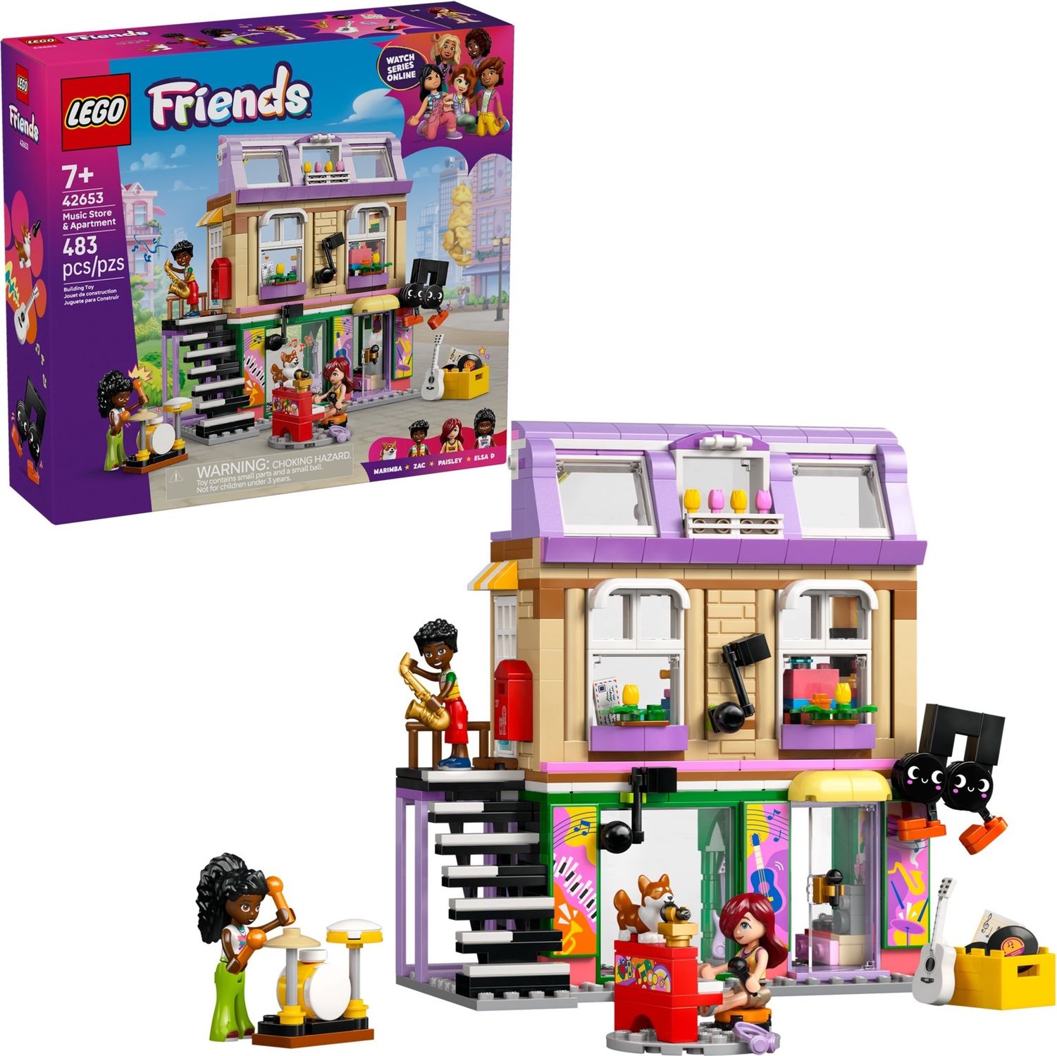 Lego Friends 42653 - Music Store &amp; Apartment