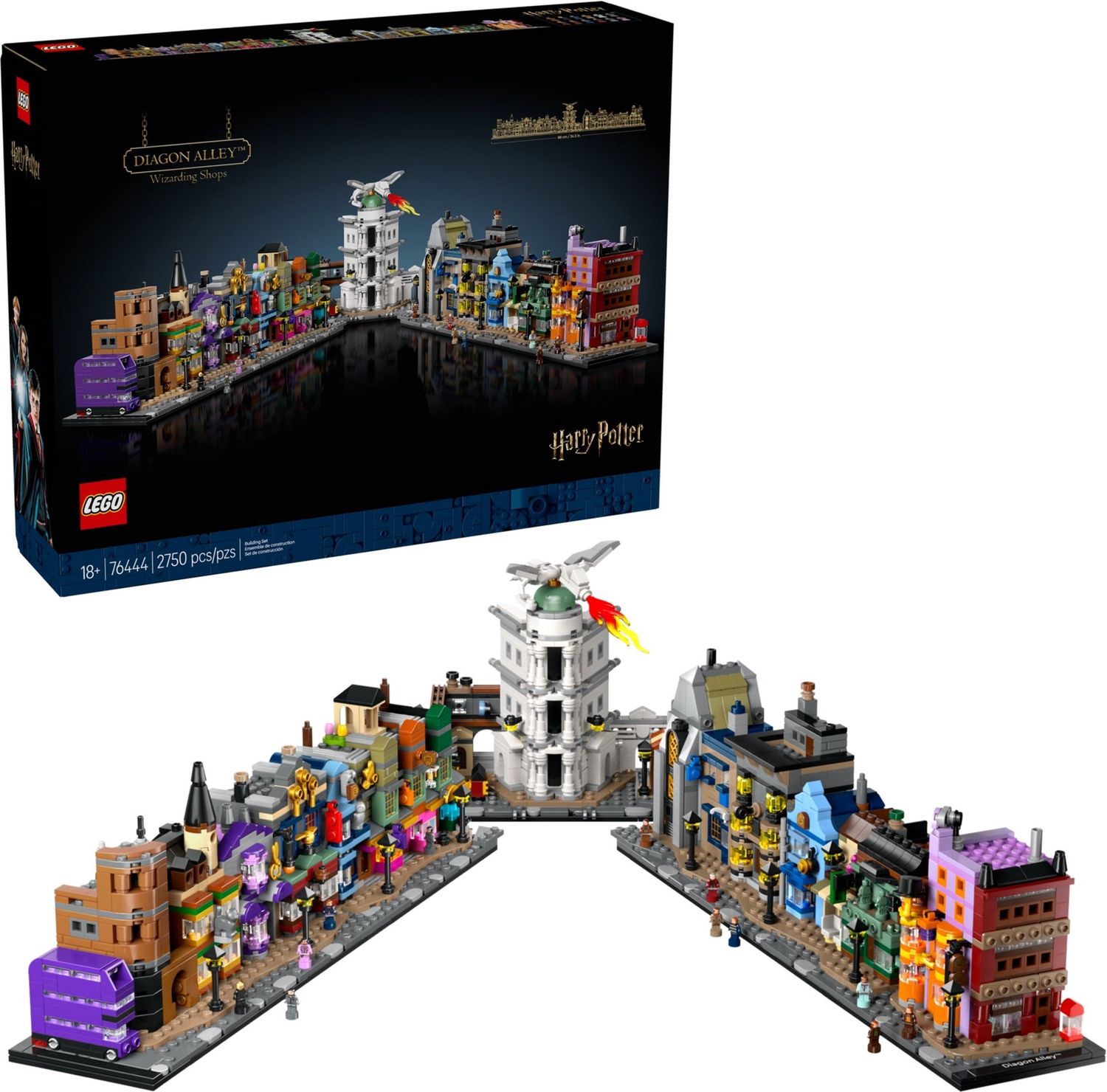 Lego Harry Potter 76444 - Diagon Alley Wizarding Shops