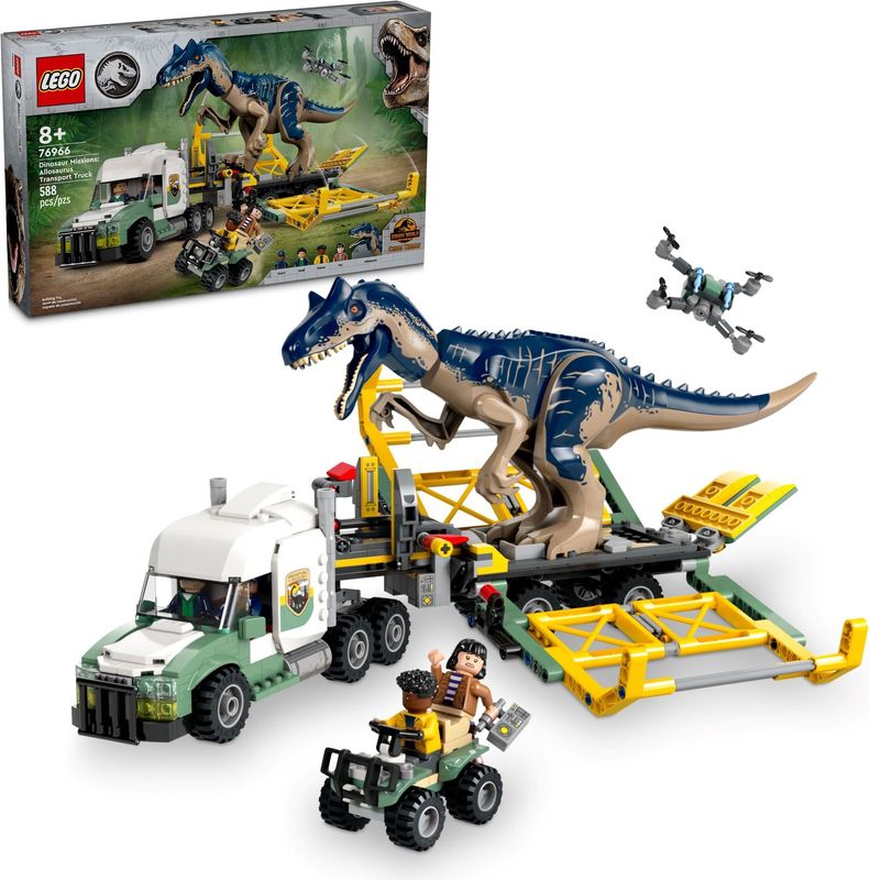 Lego Jurassic World 76966 - Dinosaur Missions: Allosaurus Transport Truck