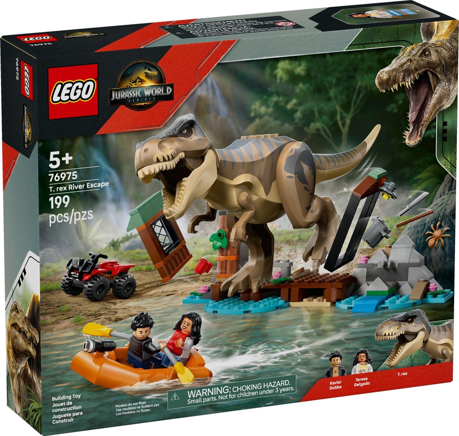 Lego Jurassic World 76975 - T. rex River Escape