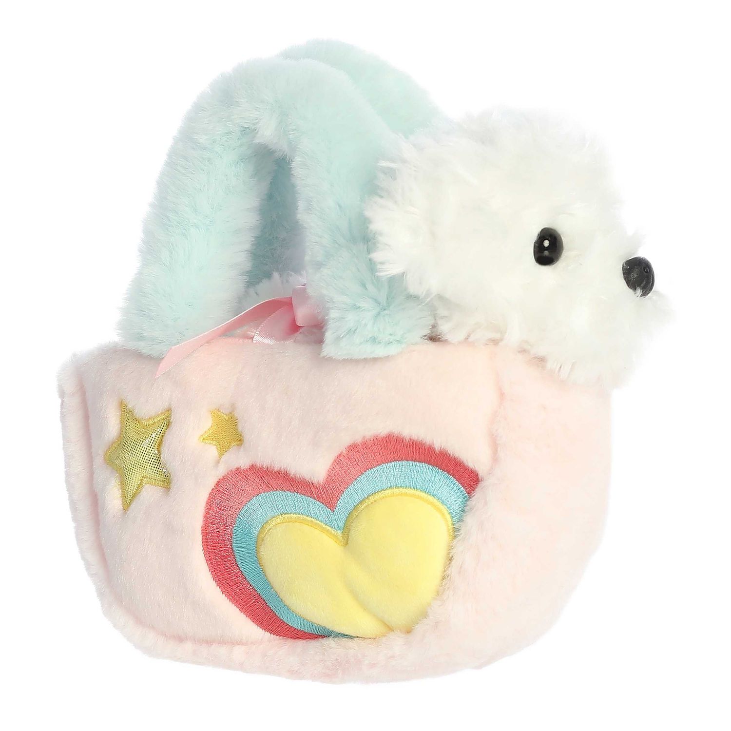Aurora Fancy Pals - 7.5" Pastel Heart Dog