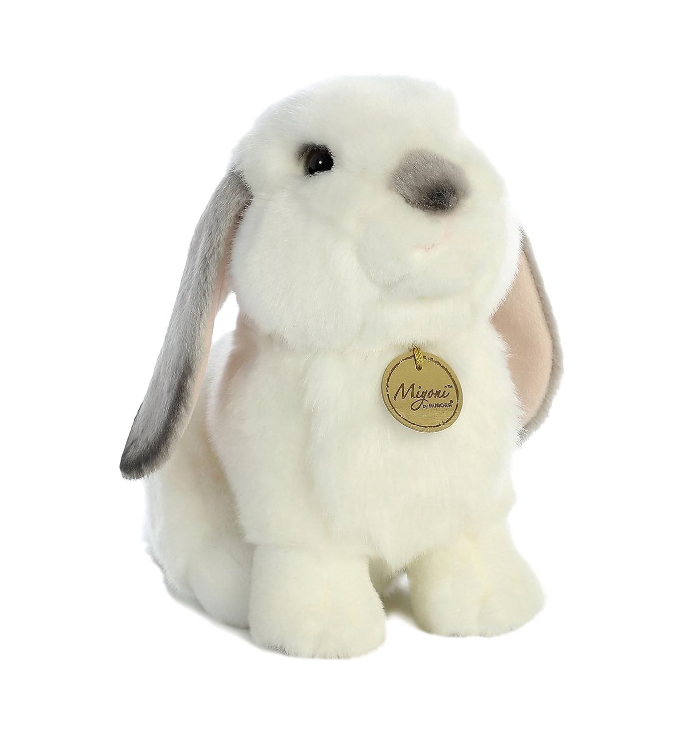 Aurora Miyoni - 11” Lop Eared Rabbit with Grey Ears