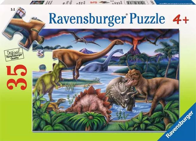 Ravensburger 35 Piece Puzzle - Dinosaur Playground