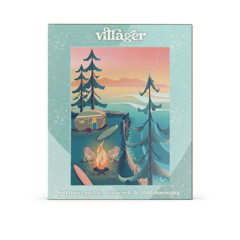 Villager Puzzles 1000 Piece Puzzle - Coastal Camping