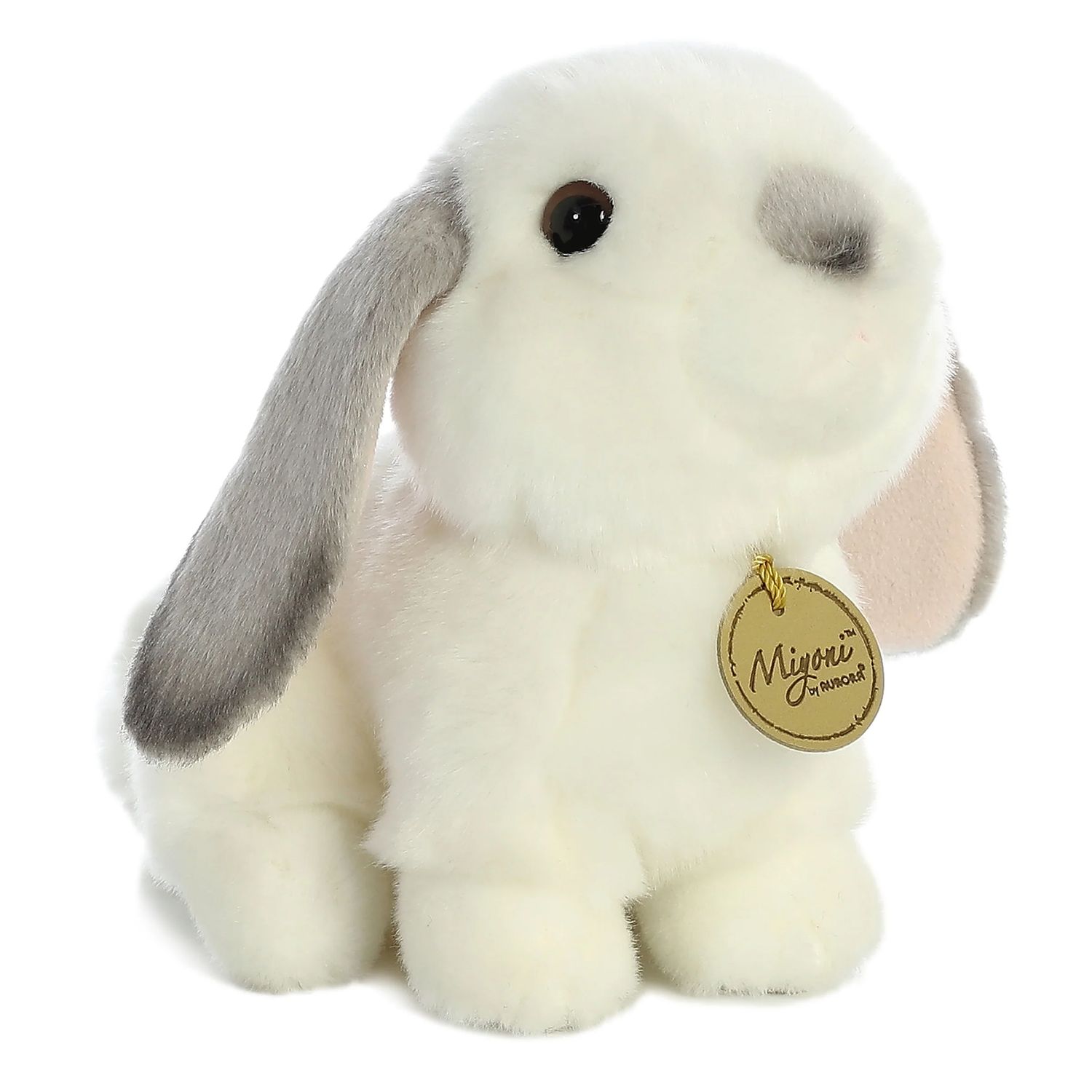 Aurora Miyoni - 8&quot; Lop Eared Rabbit with Grey Ears