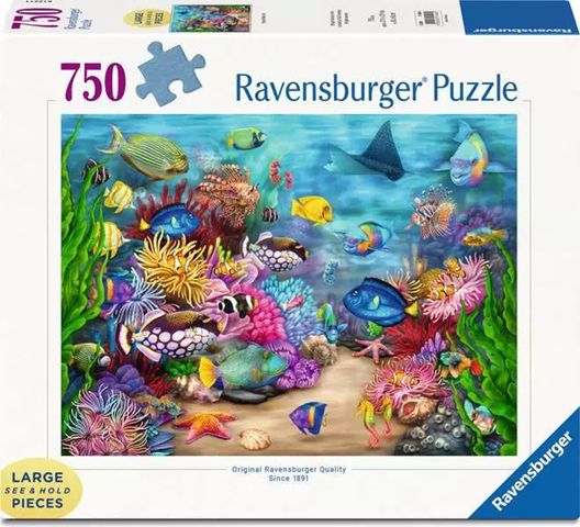 Ravensburger 750 Large Piece Puzzle - Tropical Reef Life