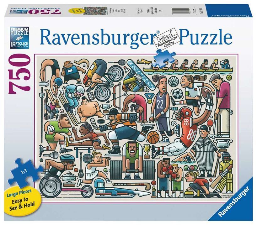 Ravensburger 750 Large Piece Puzzle - Athletic Fit