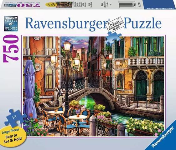 Ravensburger 750 Large Piece Puzzle - Venice Twilight