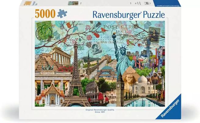 Ravensburger 5000 Piece Puzzle - Big City Collage