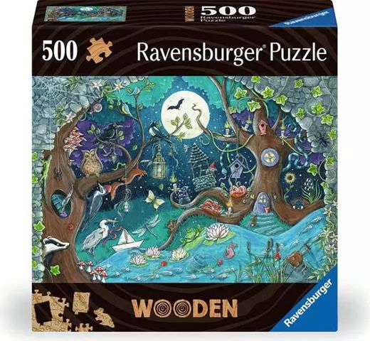 Ravensburger 500 Piece Wooden Puzzle - Fantasy Forest