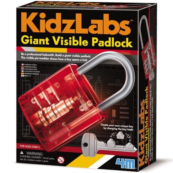 4M KidzLabs - Giant Visible Padlock