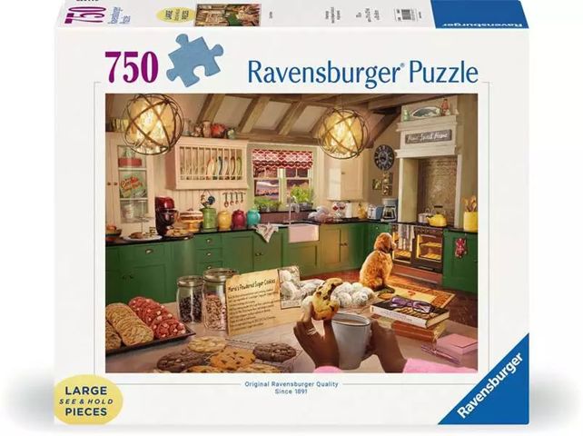 Ravensburger 750 Large Piece Puzzle - Cozy Kitchen