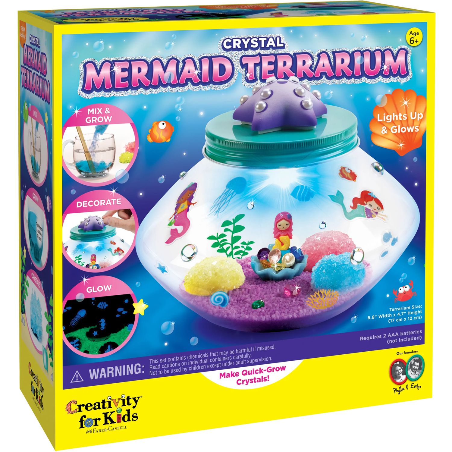 Creativity For Kids - Crystal Mermaid Terrarium
