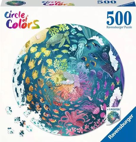 Ravensburger 500 Piece Circle of Colours Puzzle - Ocean