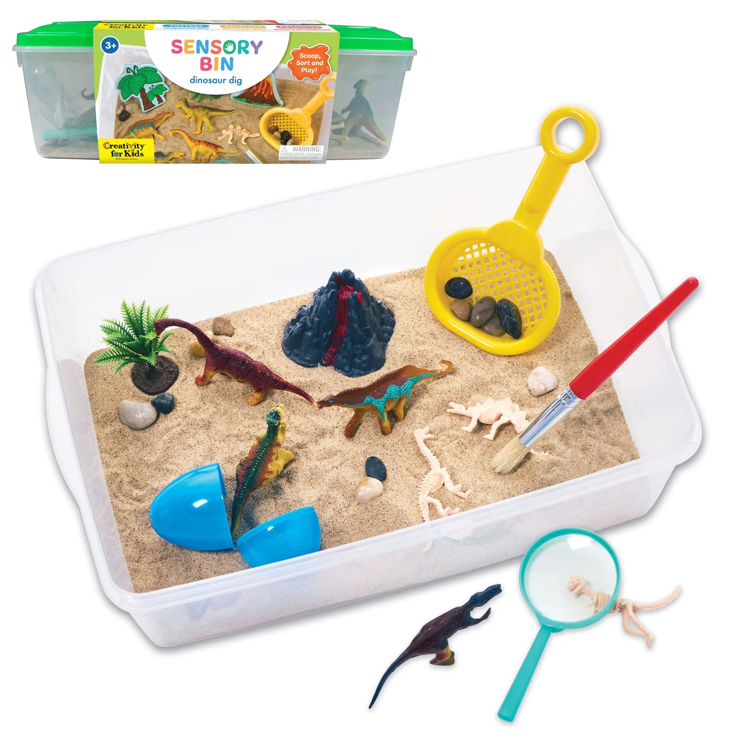 Creativity For Kids - Dinosaur Dig Sensory Bin