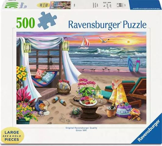 Ravensburger 500 Large Piece Puzzle - Cabana Retreat