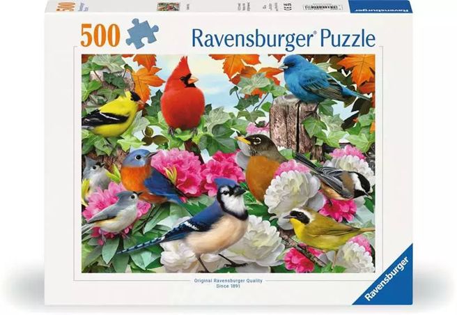 Ravensburger 500 Piece Puzzle - Garden Birds