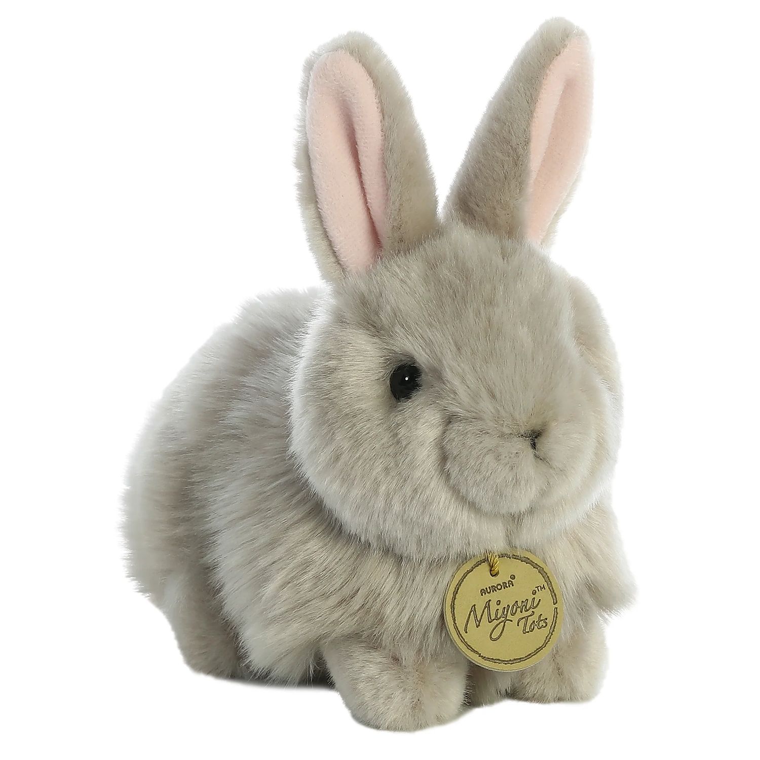 Aurora Miyoni Tots - 7.5" Grey Angora Bunny