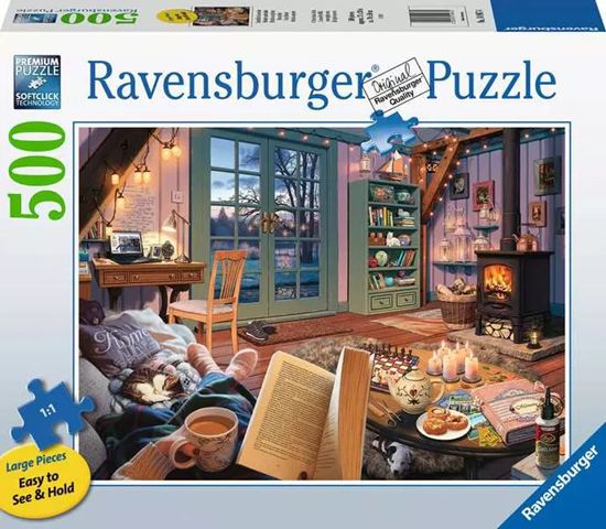 Ravensburger 500 Large Piece Puzzle - Cozy Retreat