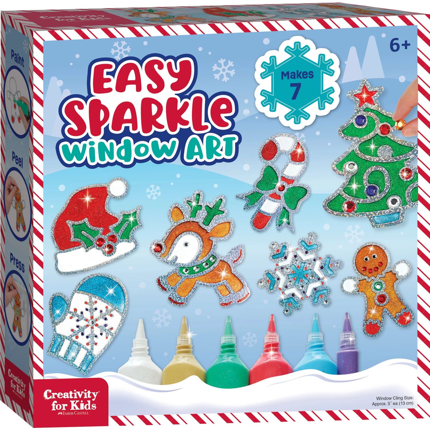 Creativity for Kids - Christmas Easy Sparkle Window Art