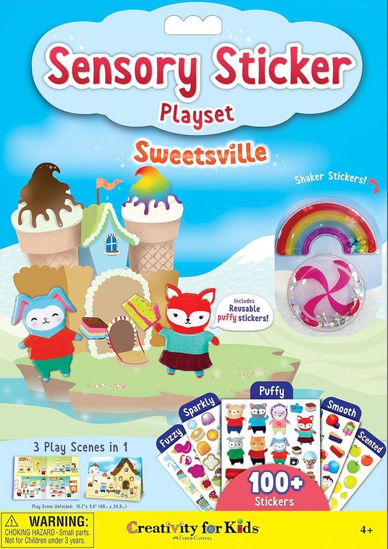 Creativity for Kids - Sweetsville Sensory Sticker Playset