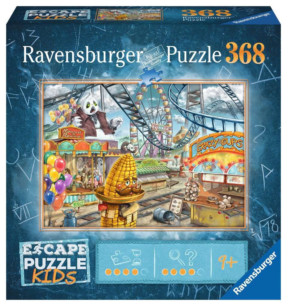 Ravensburger 368 Piece Escape Puzzle Kids - Amusement Park Plight