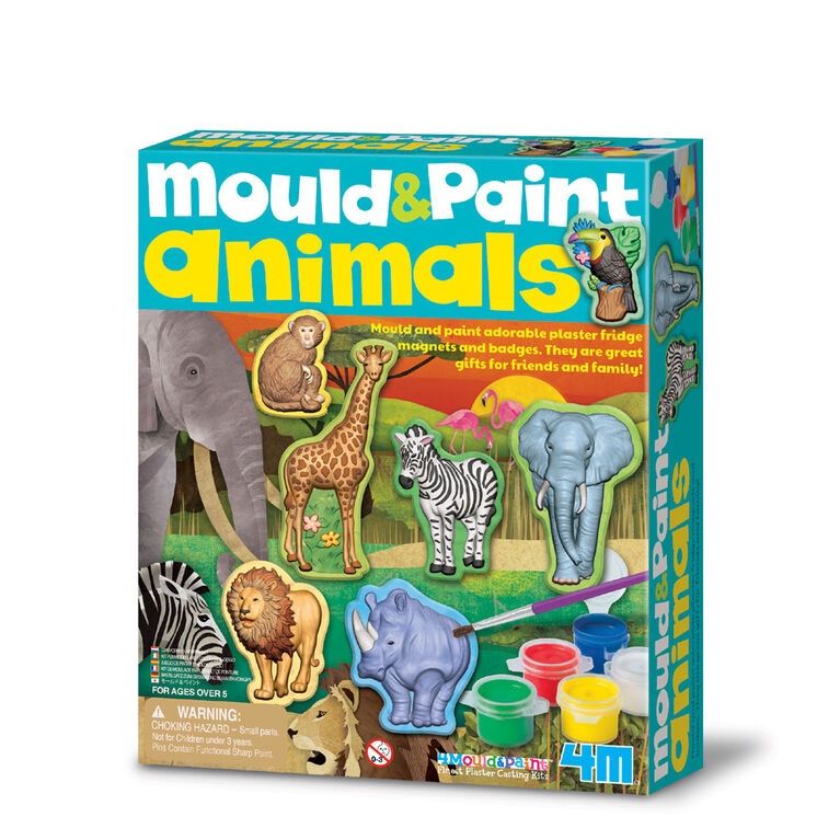 4M - Mould &amp; Paint Animals