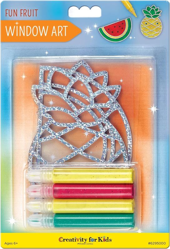Creativity for Kids - Fun Fruit Window Art